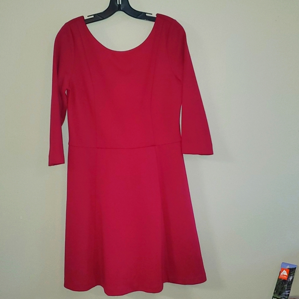 Quarter Sleeve Banana Republic Pink Dress